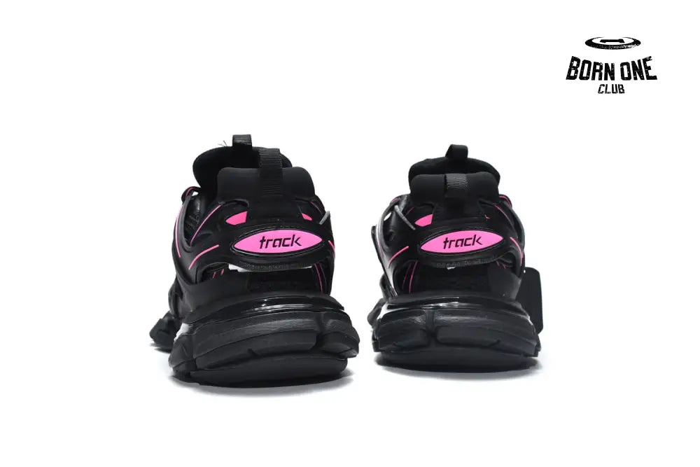 Balenciaga Track Black Rose Red