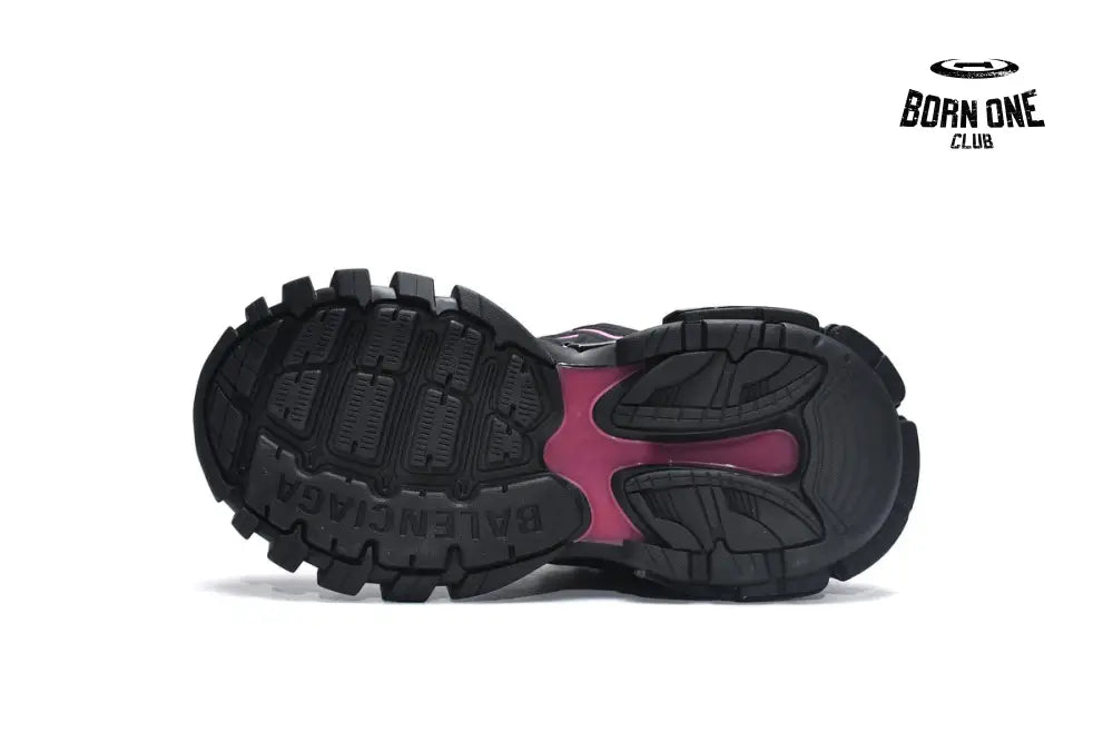 Balenciaga Track Black Rose Red