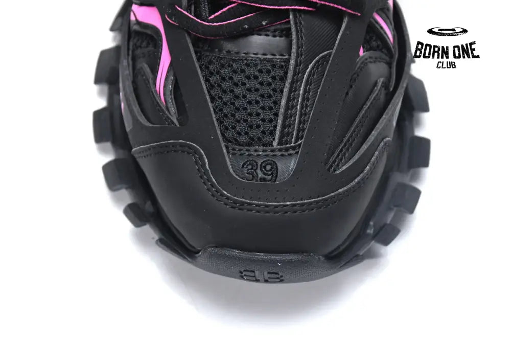 Balenciaga Track Black Rose Red