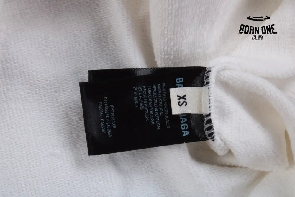 Balenciaga White Be Yourself Hoodie Moletom Sweatshirts