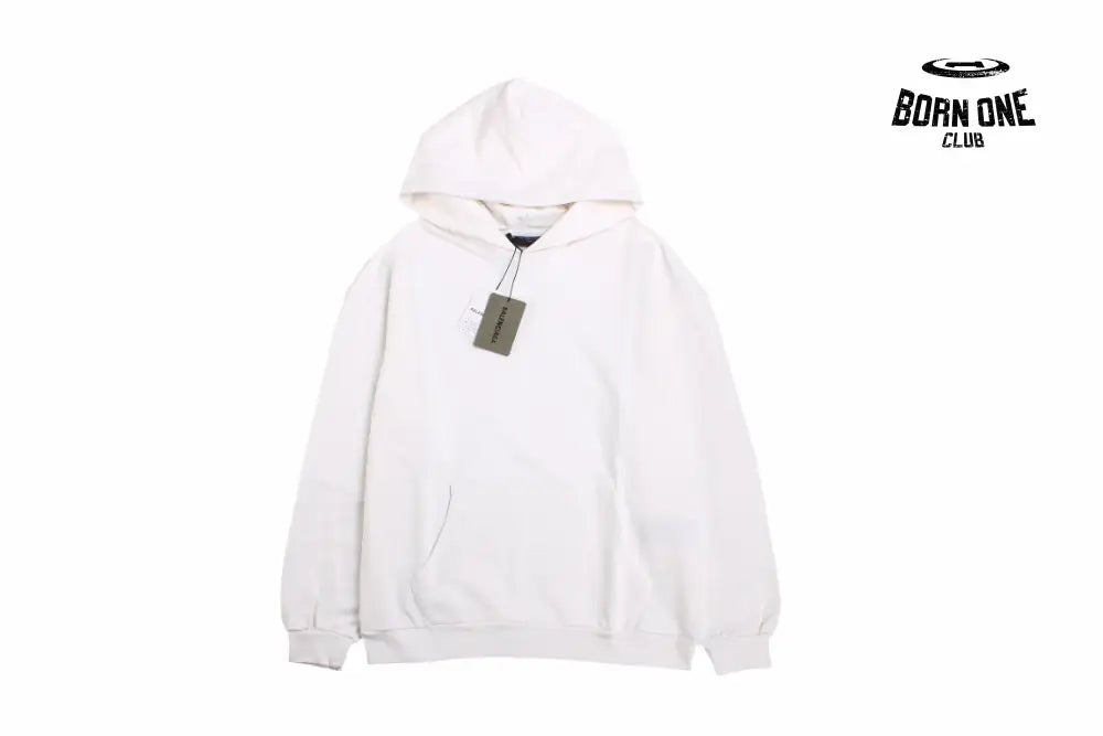 Balenciaga White Hoodie Moletom Sweatshirts