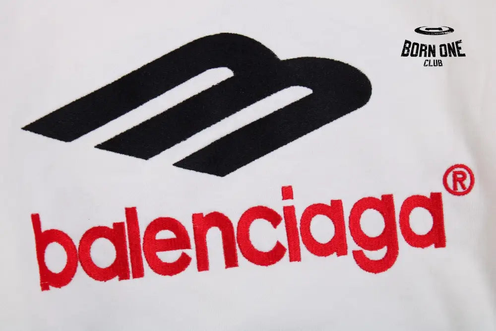 Balenciaga White Hoodie Moletom Sweatshirts