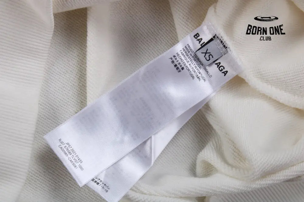 Balenciaga White Hoodie with ’I Love’ Graphic Moletom Sweatshirts