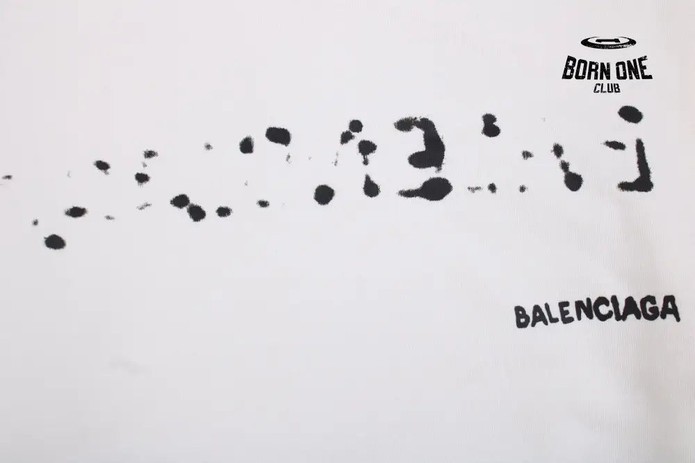 Balenciaga White Logo Hoodie Moletom Sweatshirts