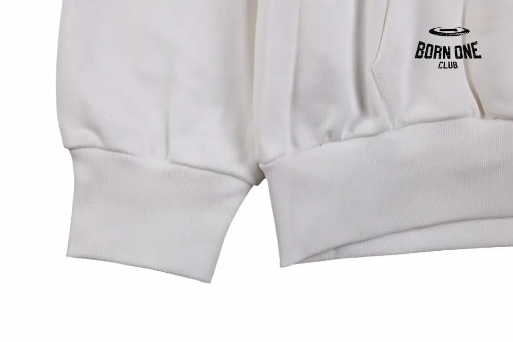 Balenciaga White Logo Hoodie Moletom Sweatshirts