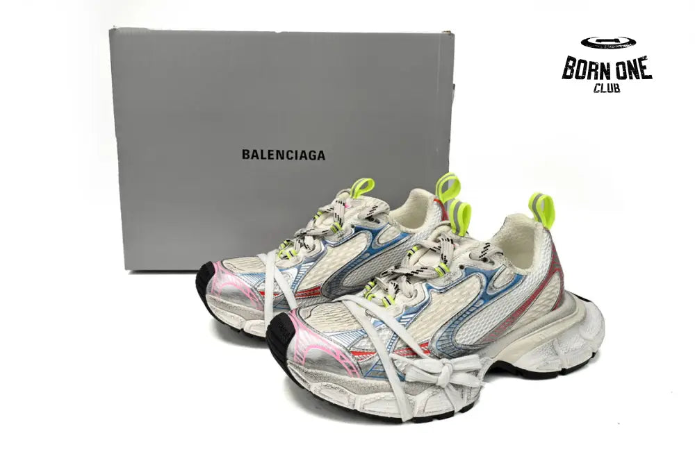 Balenciaga White red And Blue 3XL