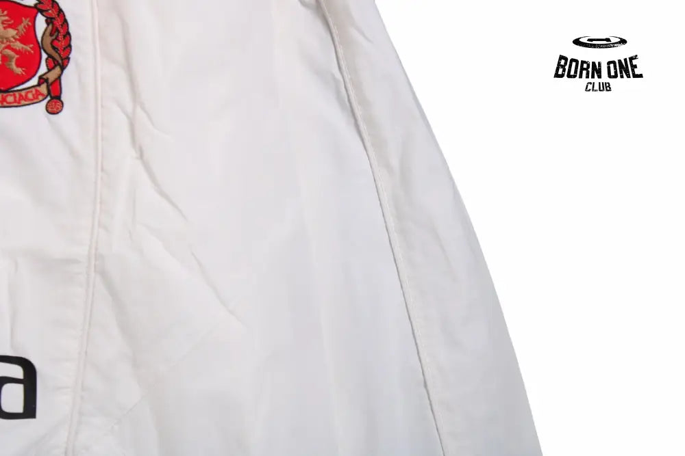 Balenciaga White Zip-Up Track Jaqueta Sweatshirts