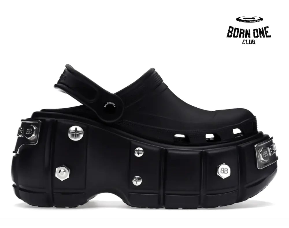 Balenciaga x Crocs Hardcrocs Sandal Black Balenciaga Triple S Black