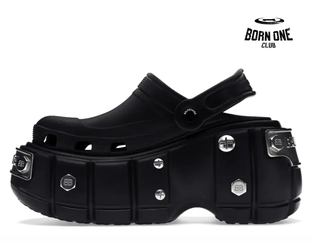 Balenciaga x Crocs Hardcrocs Sandal Black Balenciaga Triple S Black