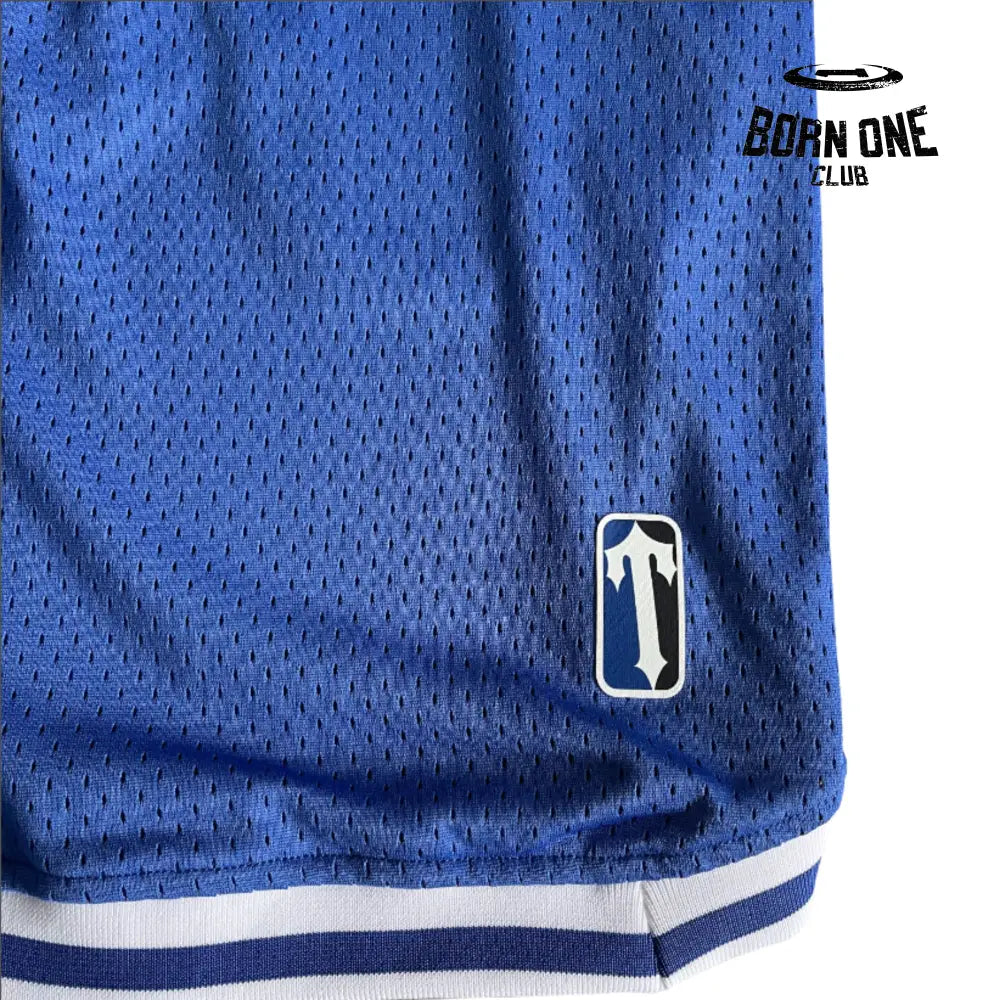 Bermuda Ts Mesh Shorts Blue Trapstar Tracksuits
