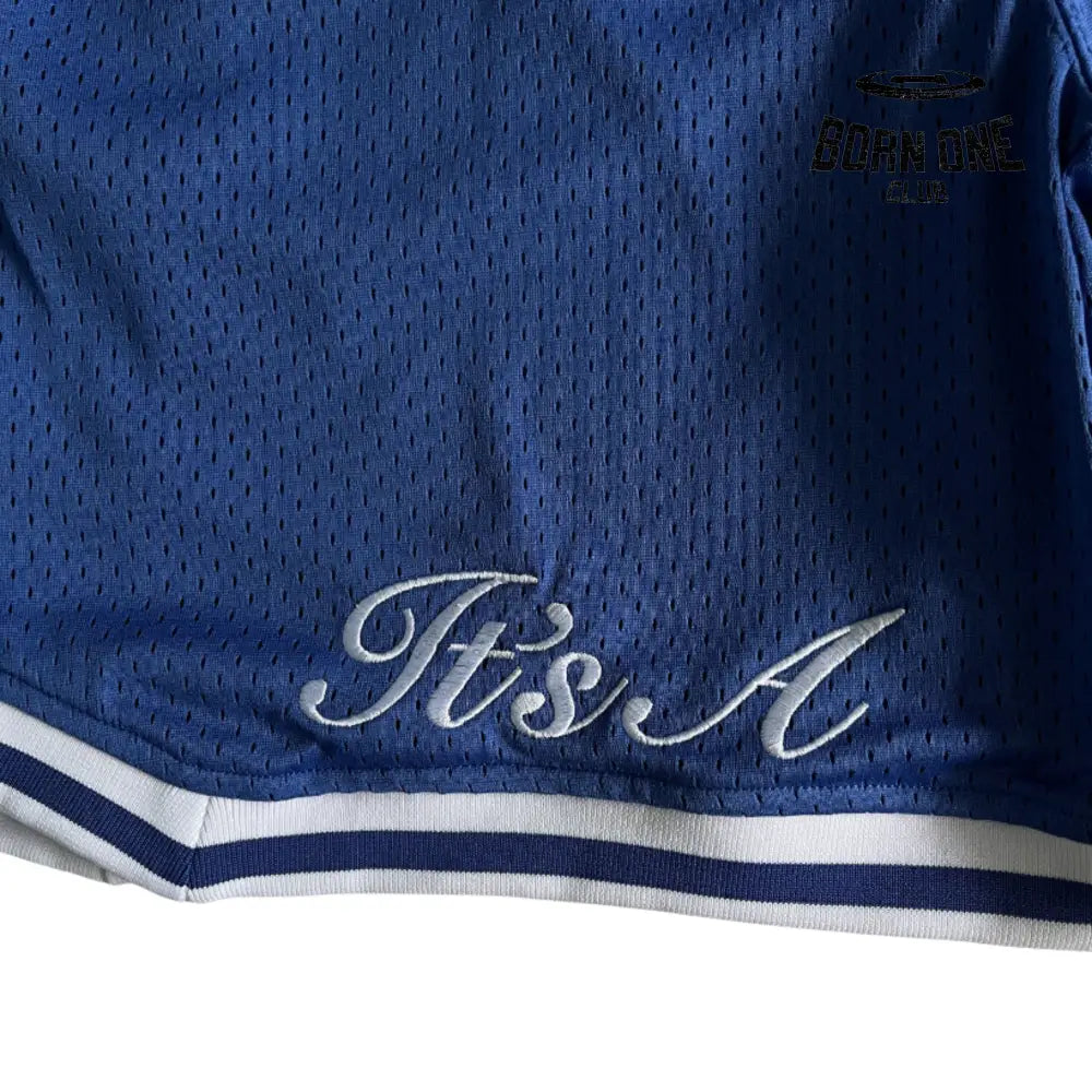 Bermuda Ts Mesh Shorts Blue Trapstar Tracksuits