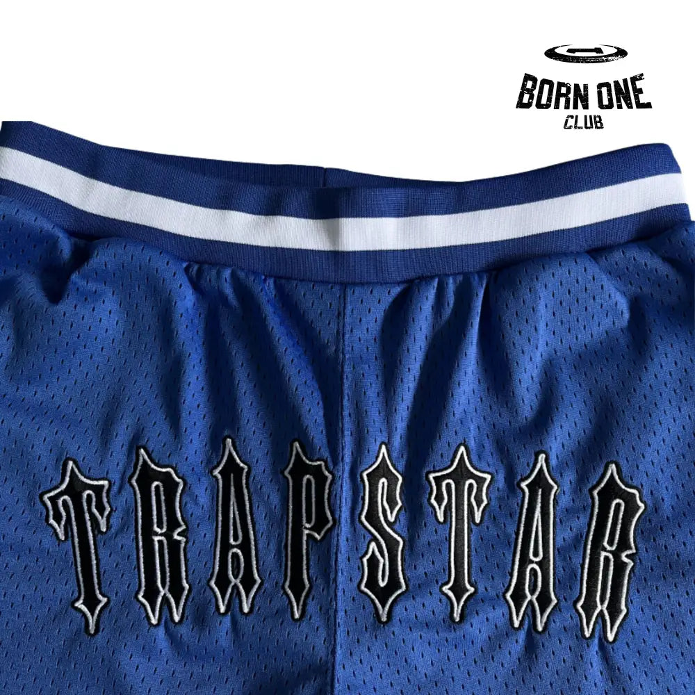Bermuda Ts Mesh Shorts Blue Trapstar Tracksuits