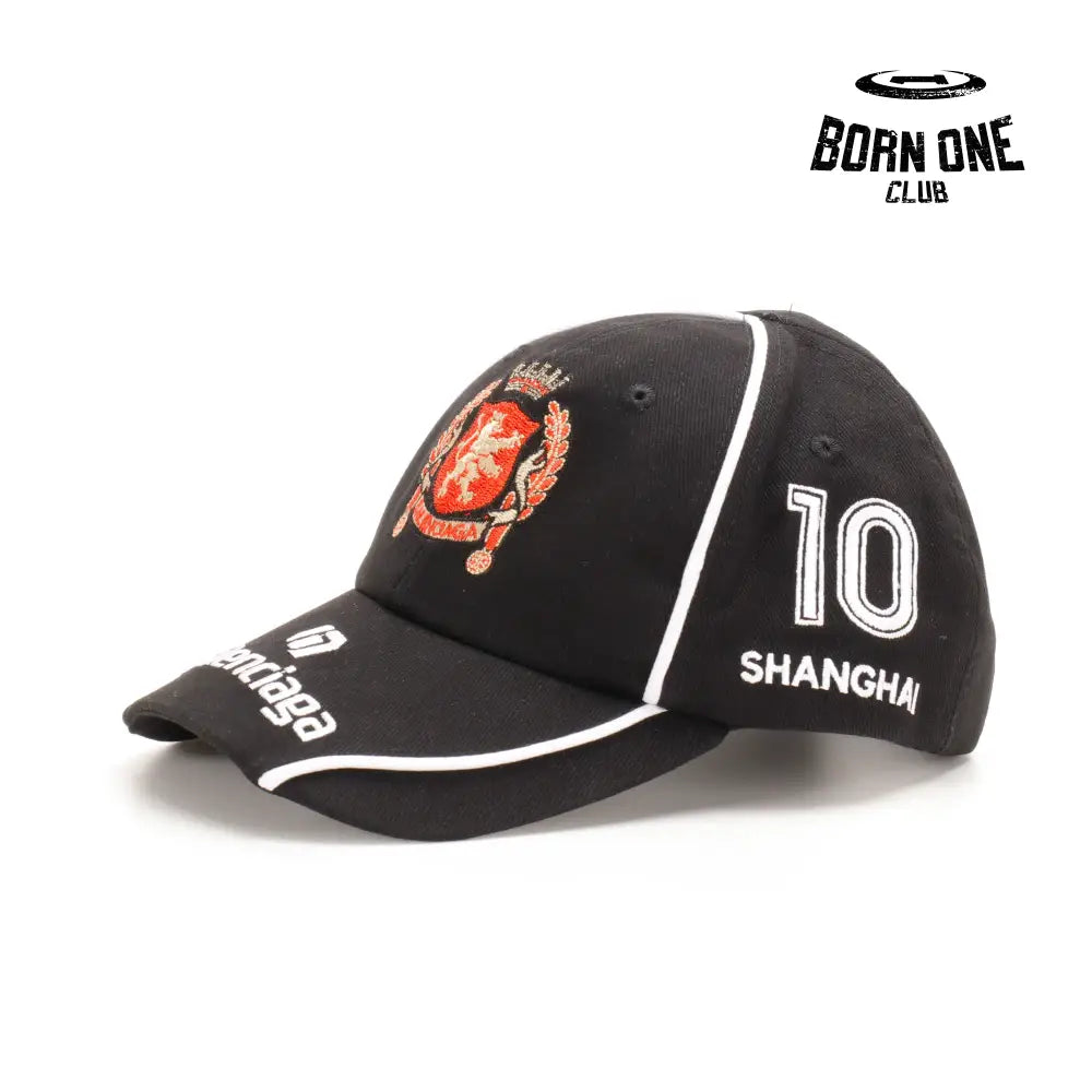 Boné Balenciaga Paris Soccer Cap in Black Ajustável
