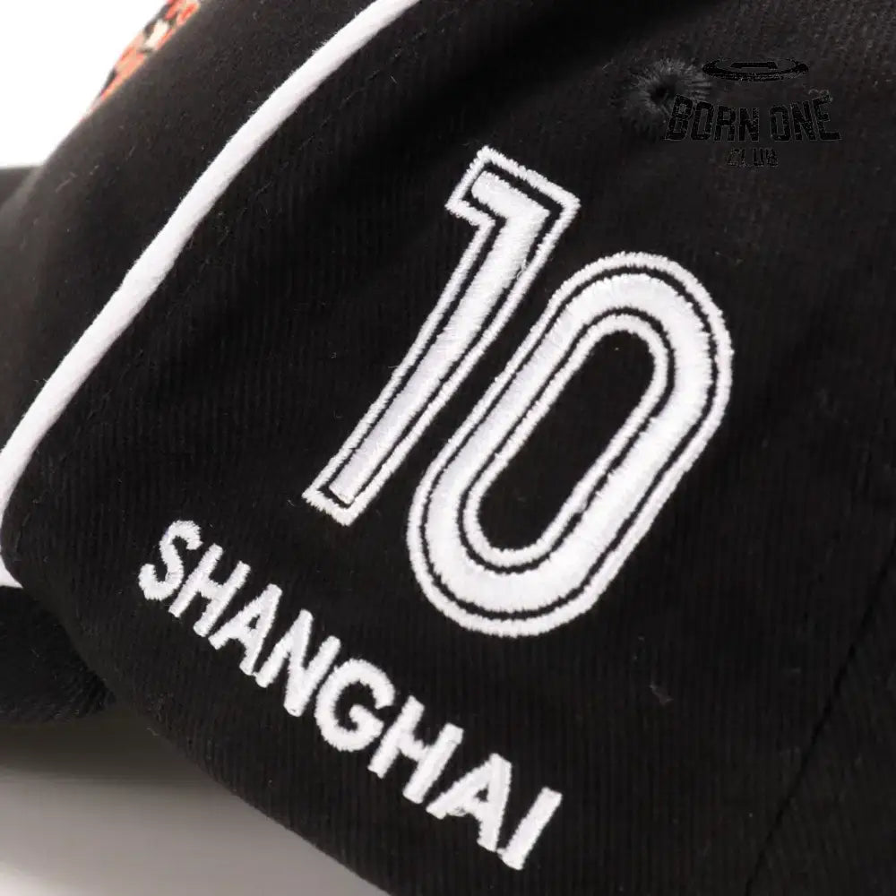 Boné Balenciaga Paris Soccer Cap in Black Ajustável