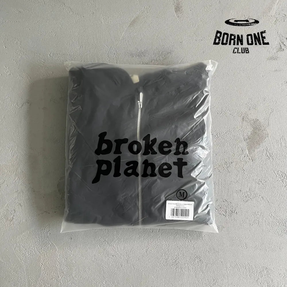 Broken Planet Double Zip Basic Cardigan Hoodie