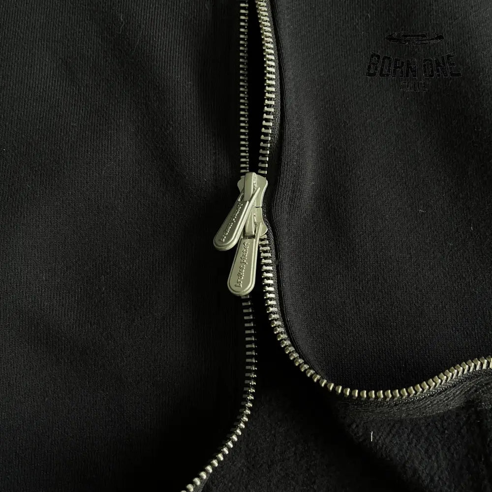 Broken Planet Double Zip Basic Cardigan Hoodie