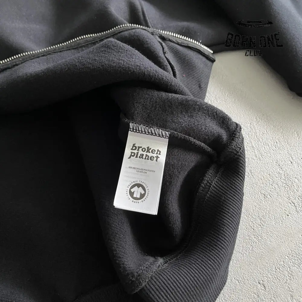 Broken Planet Double Zip Basic Cardigan Hoodie