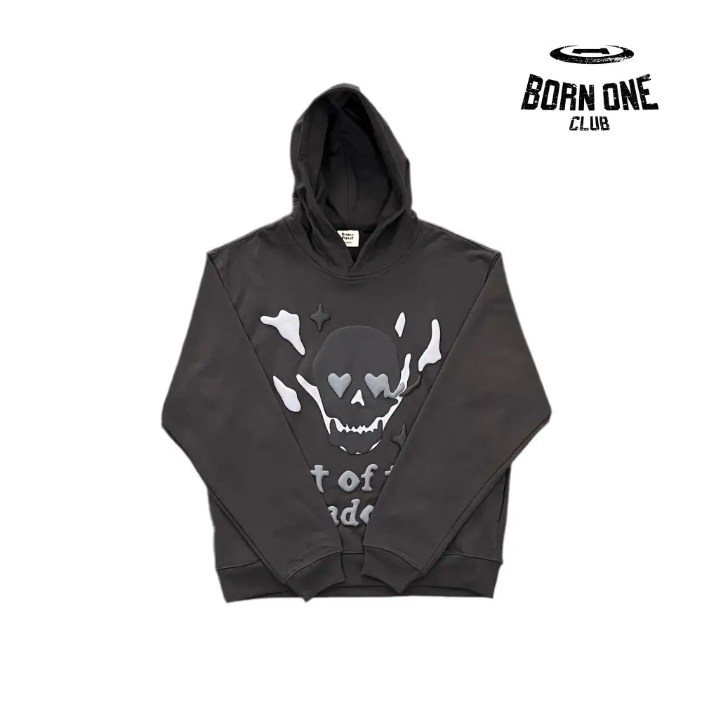 Broken Planet Heart Skull Hoodie