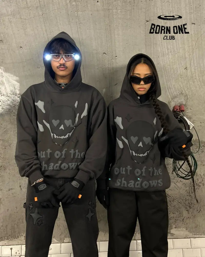 Broken Planet Heart Skull Hoodie