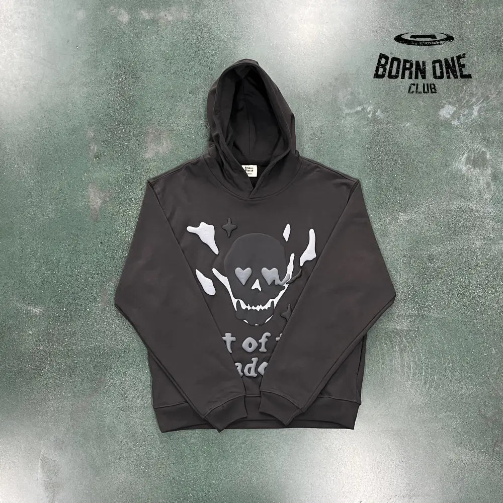 Broken Planet Heart Skull Hoodie