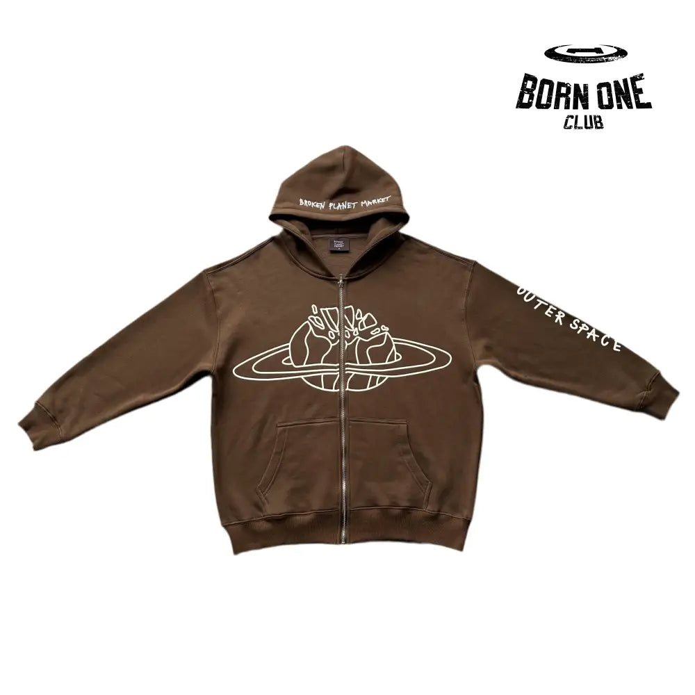 Broken Planet Market Arctic Zip Up Hoodie
