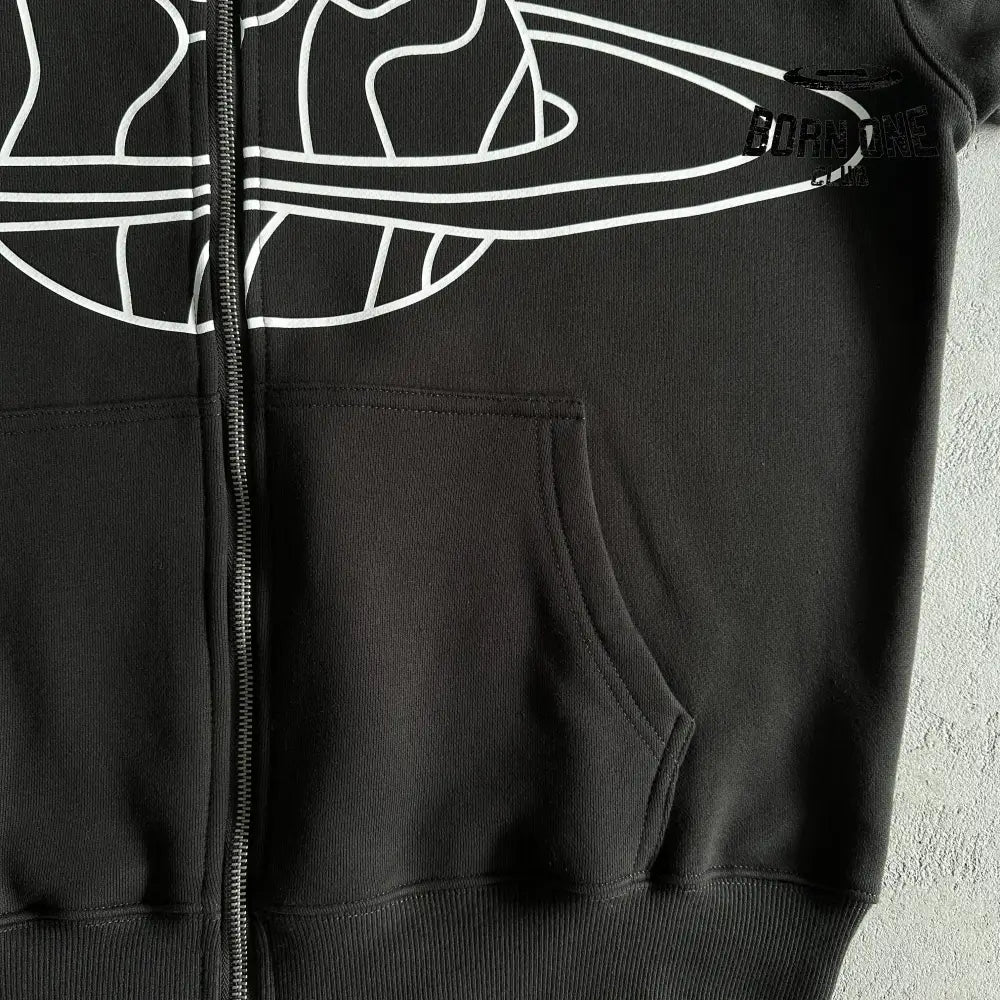 Broken Planet Outer Space Zip Up Hoodie