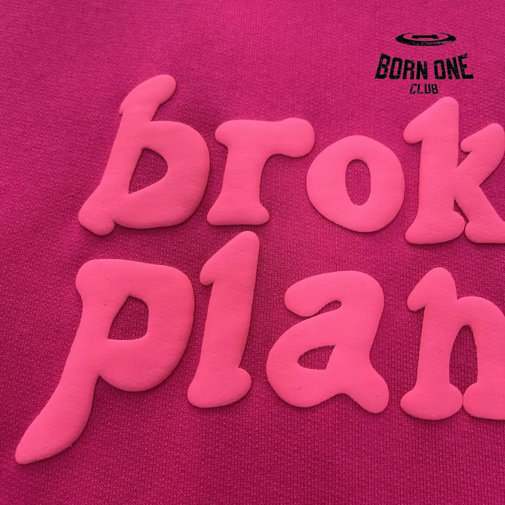 Broken Planet Pink Hoodie