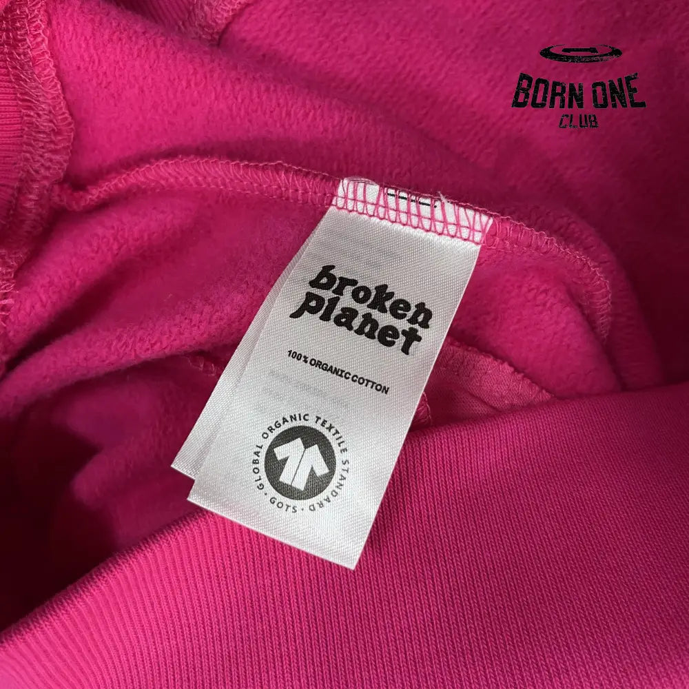 Broken Planet Pink Hoodie