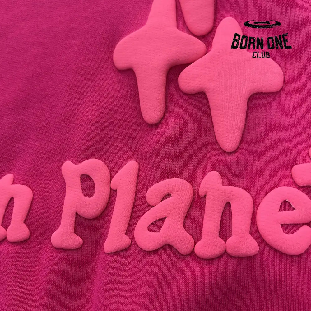 Broken Planet Pink Hoodie