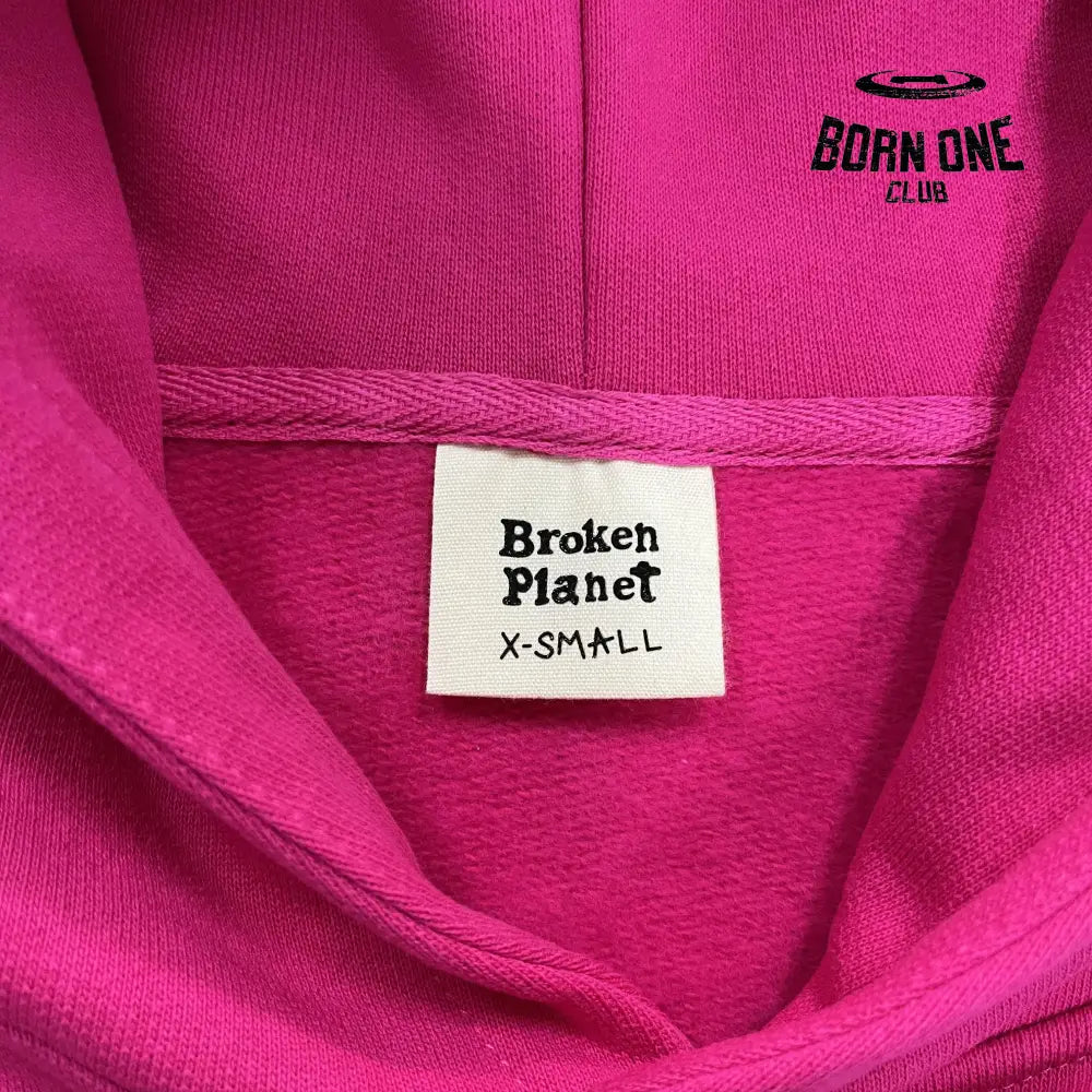 Broken Planet Pink Hoodie