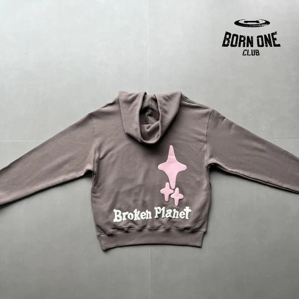 Broken Planet Skin Pink Cactus Hoodie