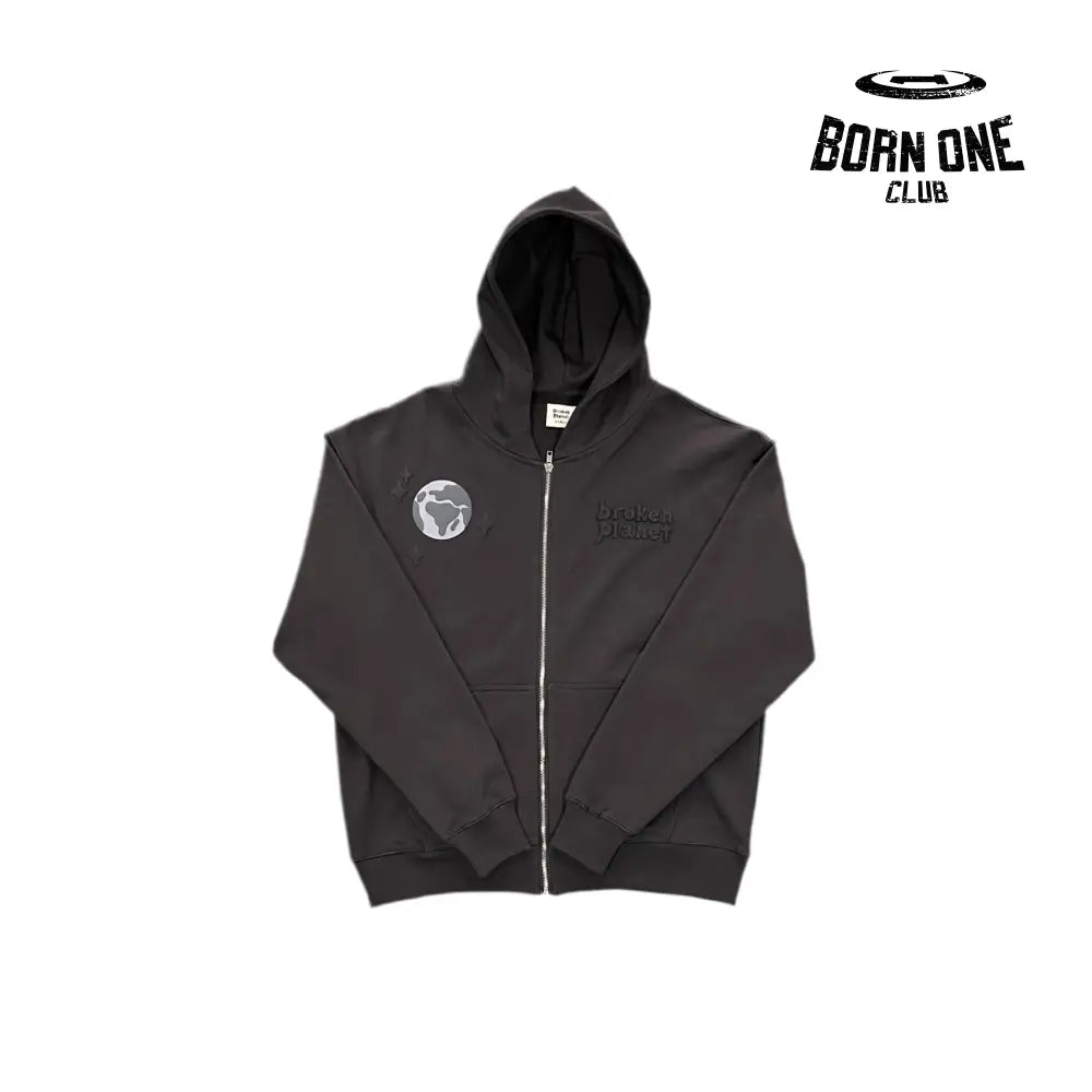 Broken Planet Spider Zip Up Hoodie