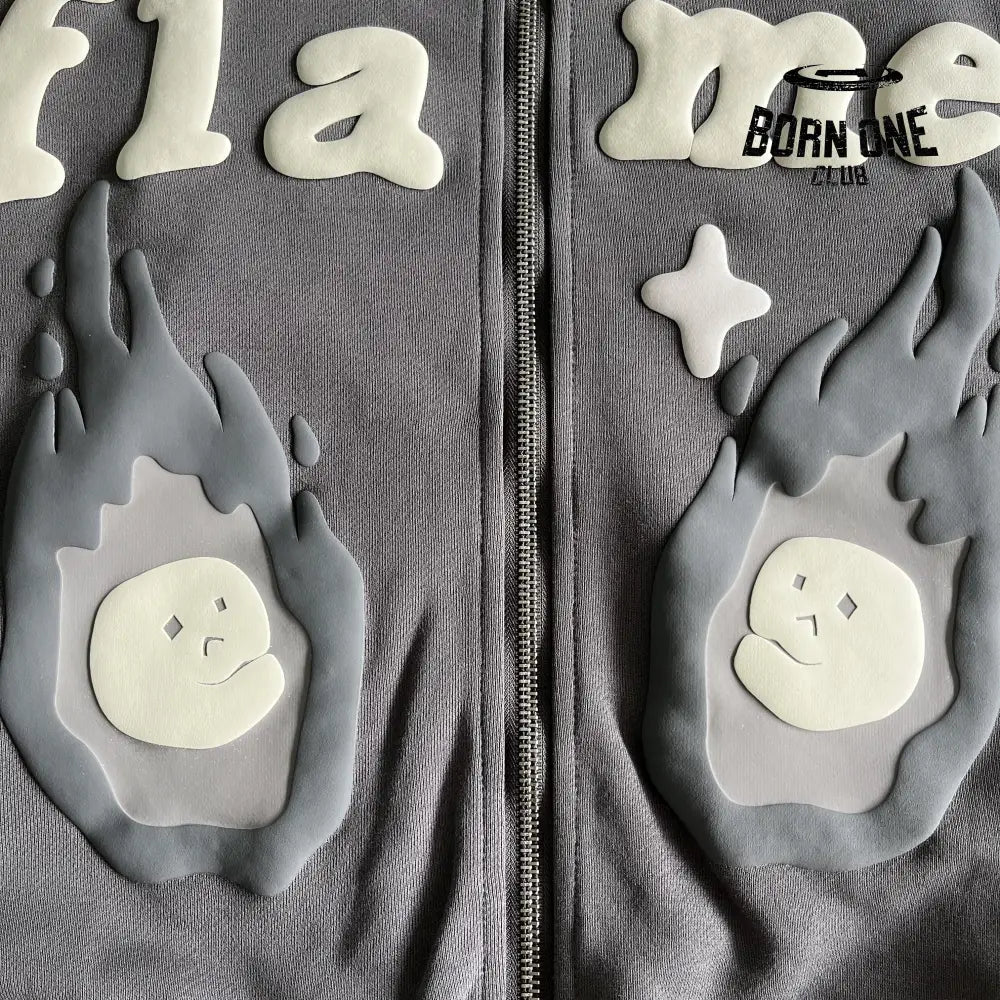 Broken Planet Twin Flames Zip Up Hoodie