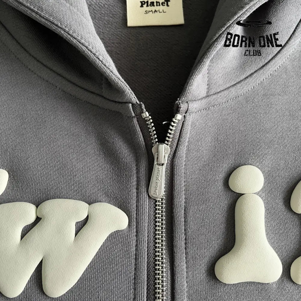 Broken Planet Twin Flames Zip Up Hoodie