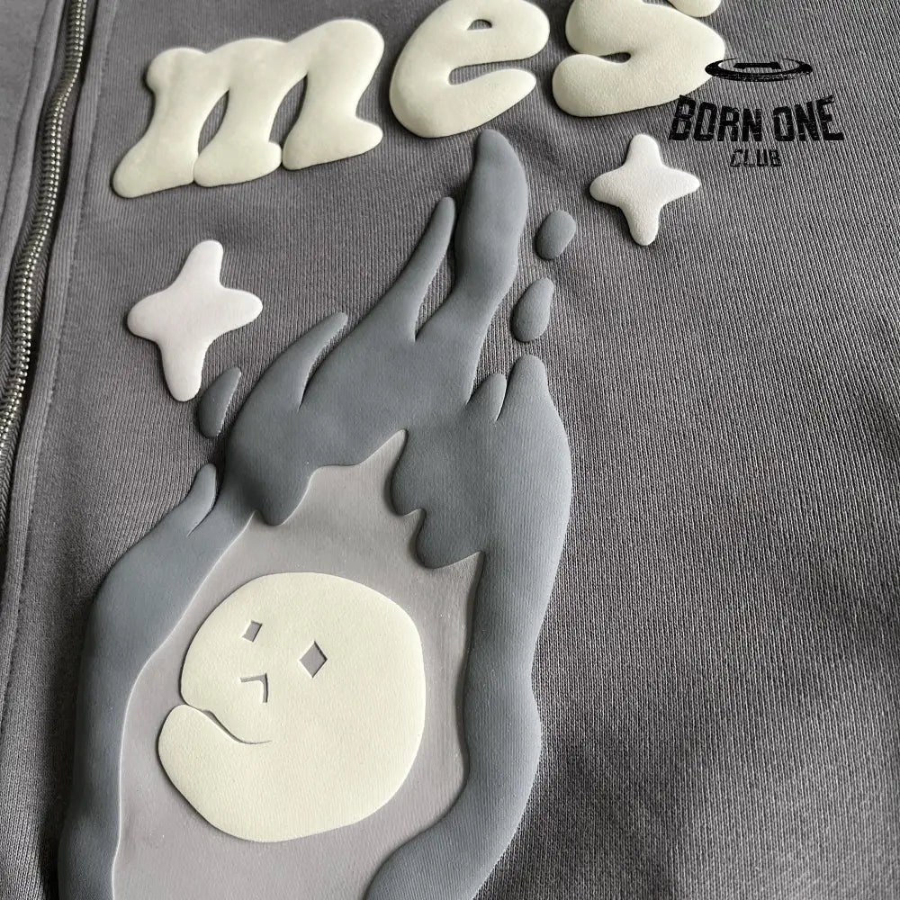 Broken Planet Twin Flames Zip Up Hoodie