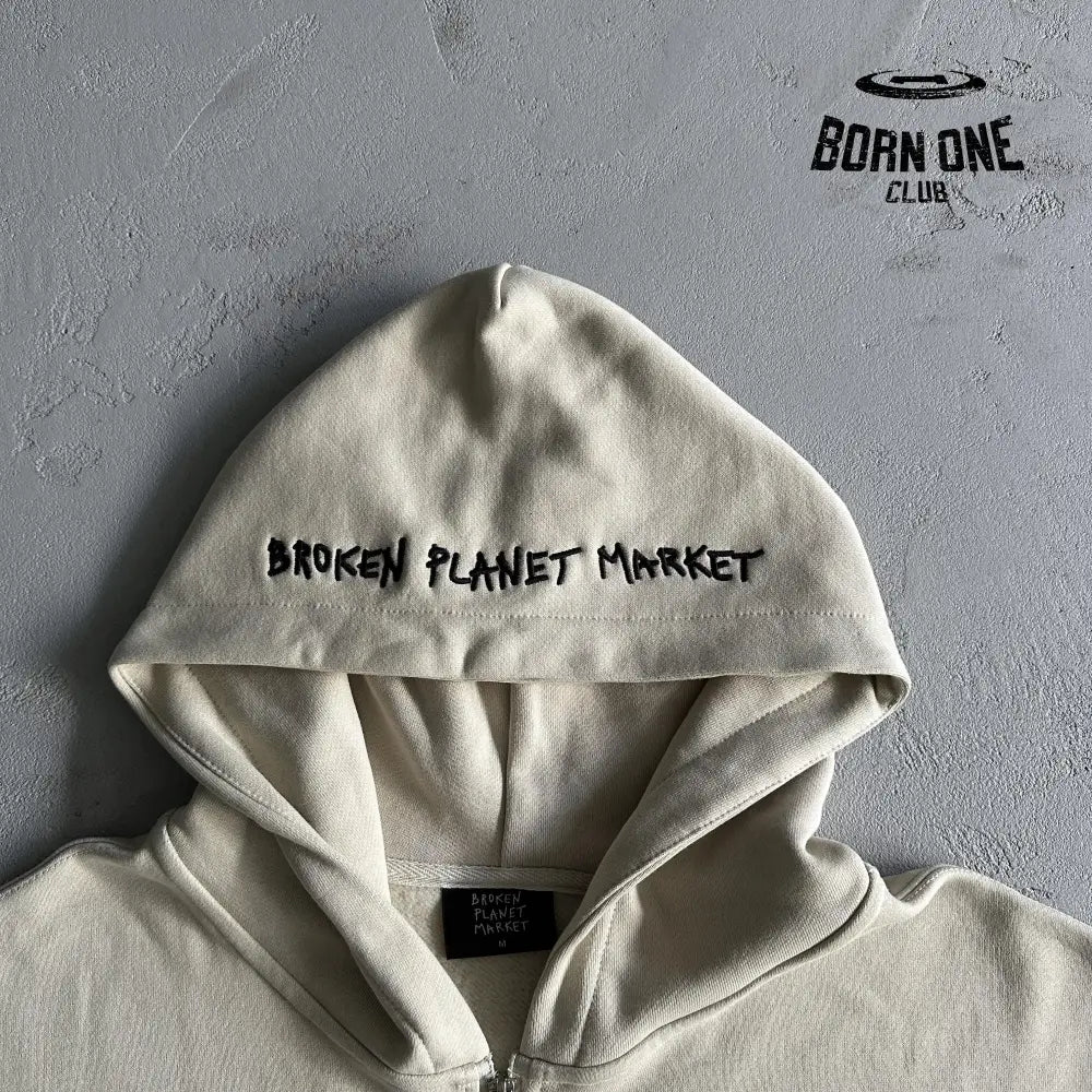 Broken Planet Planet Zip Up Hoodie