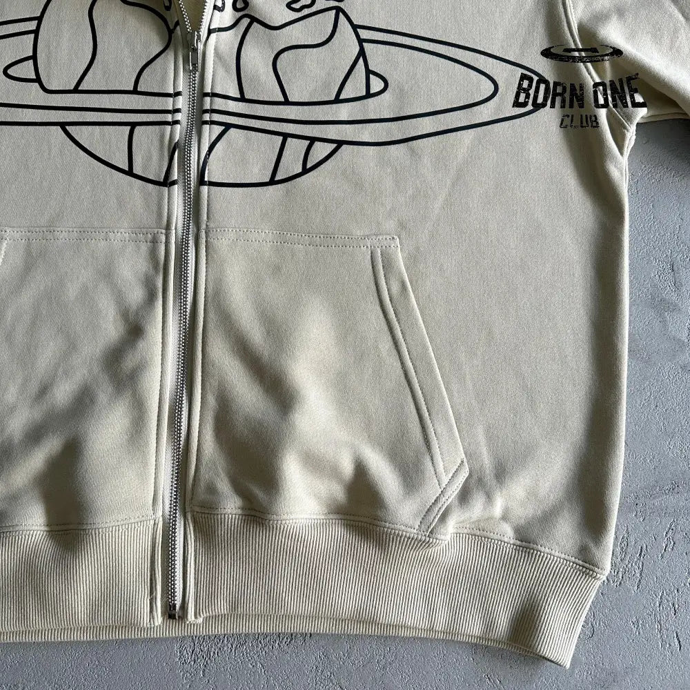 Broken Planet Planet Zip Up Hoodie