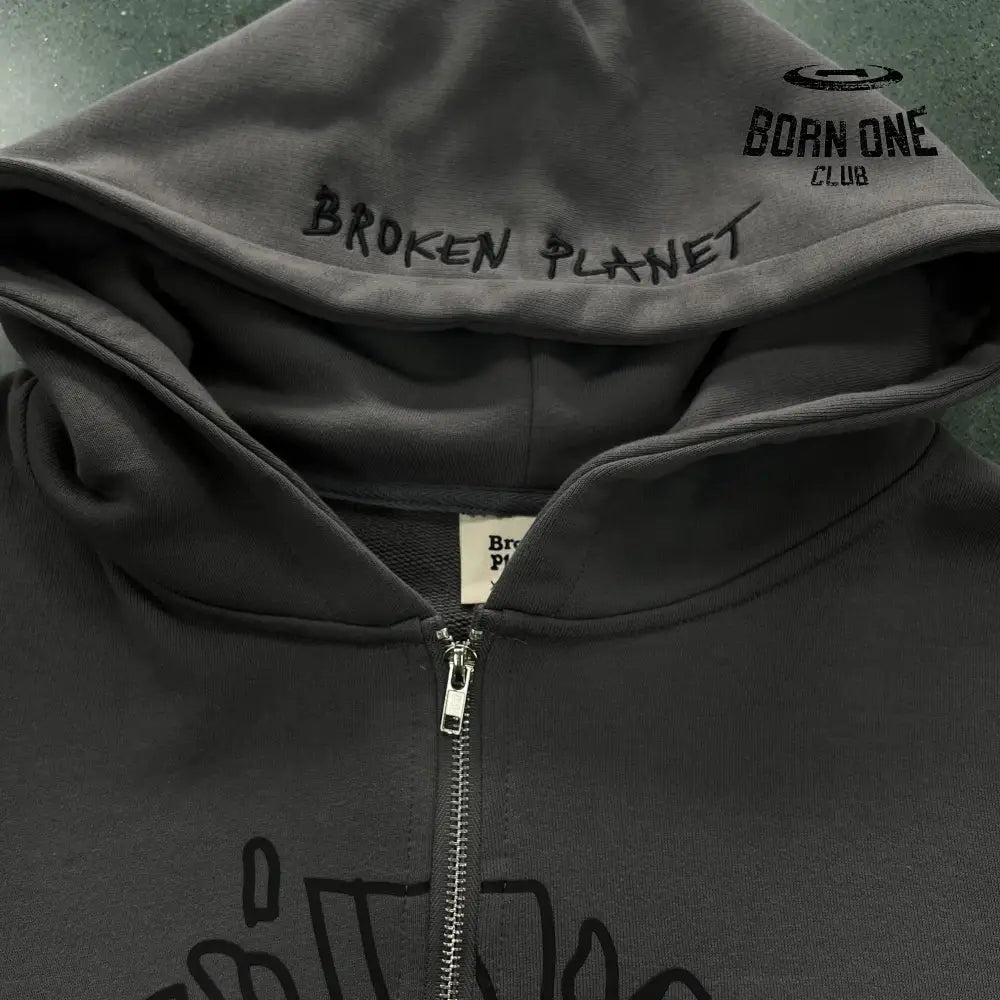 Broken Planet Planet Zip Up Hoodie
