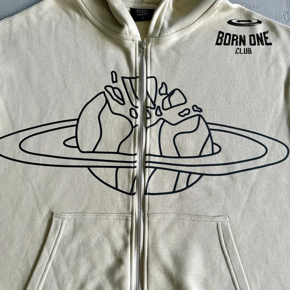 Broken Planet Planet Zip Up Hoodie