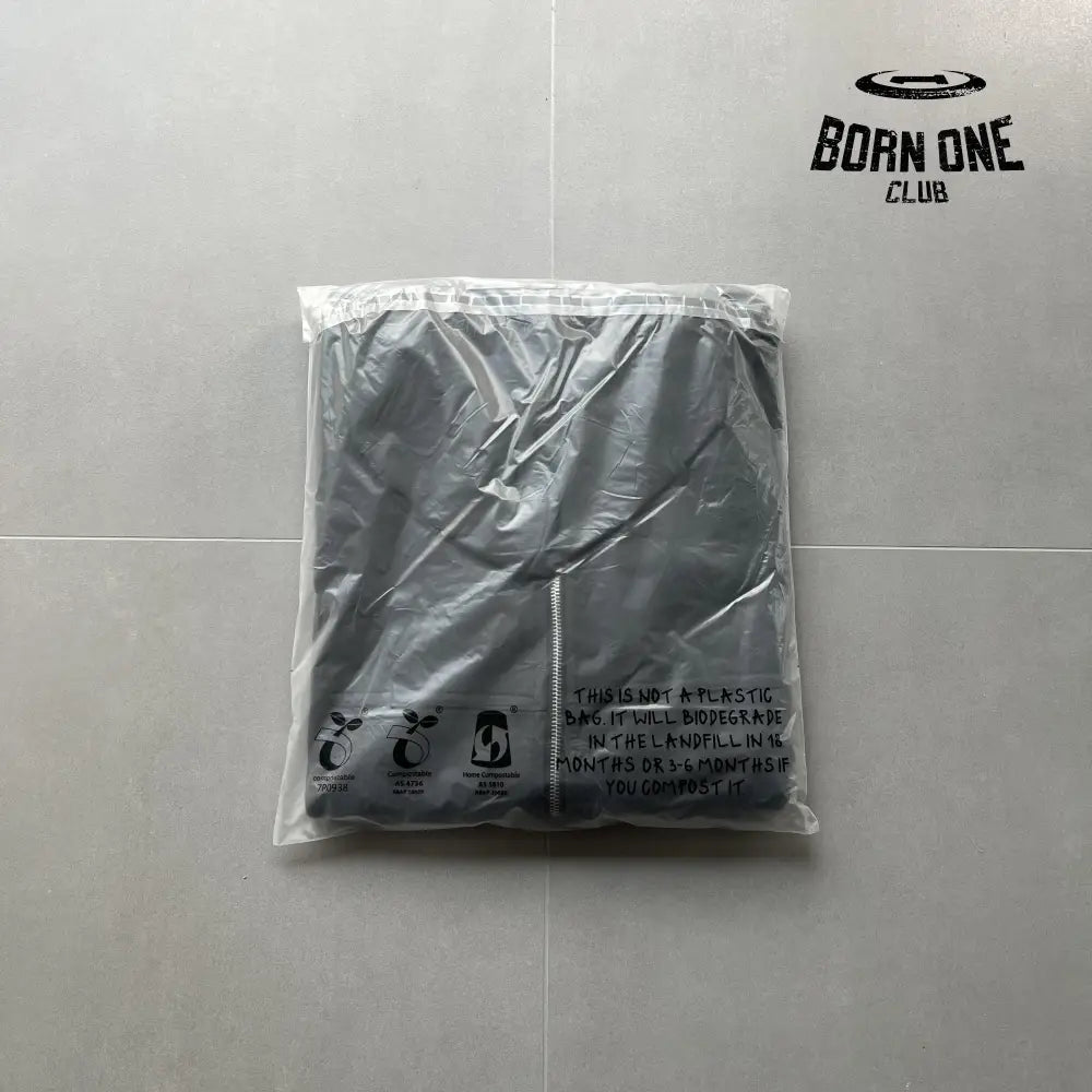 Broken Planet Planet Zip Up Hoodie Grey
