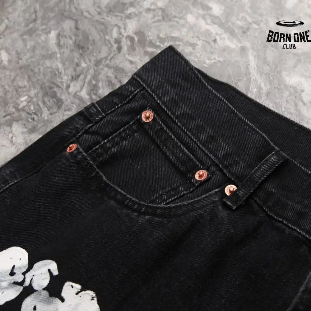 Calça Denim Tears x Levi’s Cotton Wreath Jeans Black