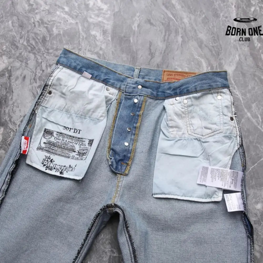 Calça Denim Tears x Levi’s Cotton Wreath Jeans Ligh Wash