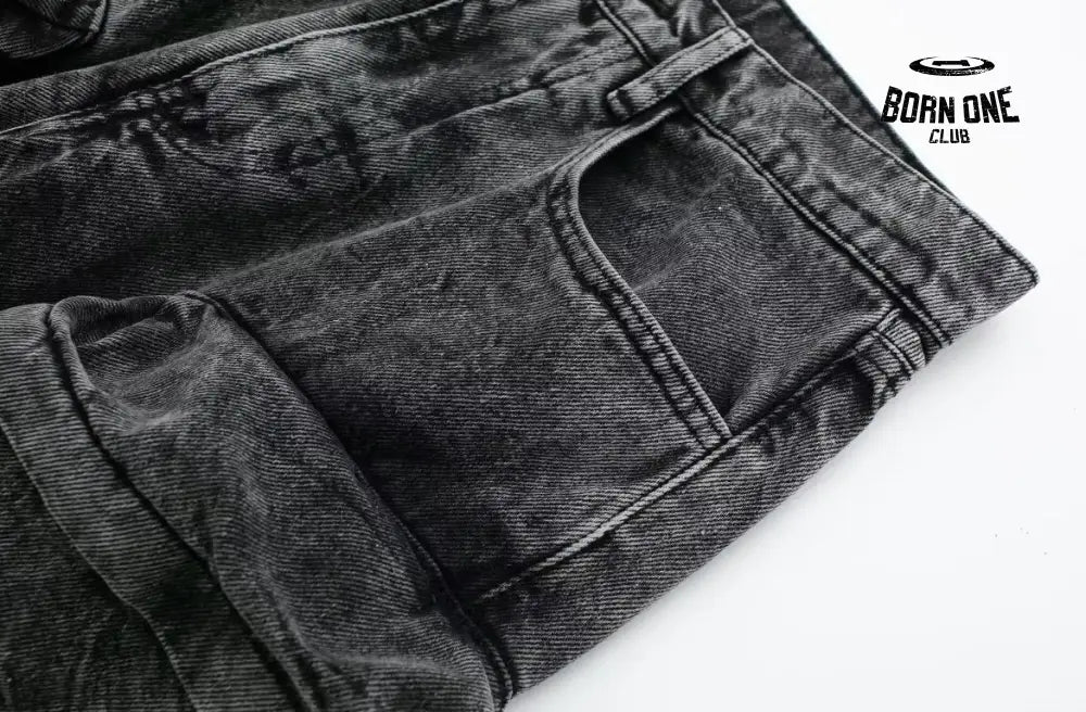 Calça Jeans UTILITY Cargo Com Bolsos