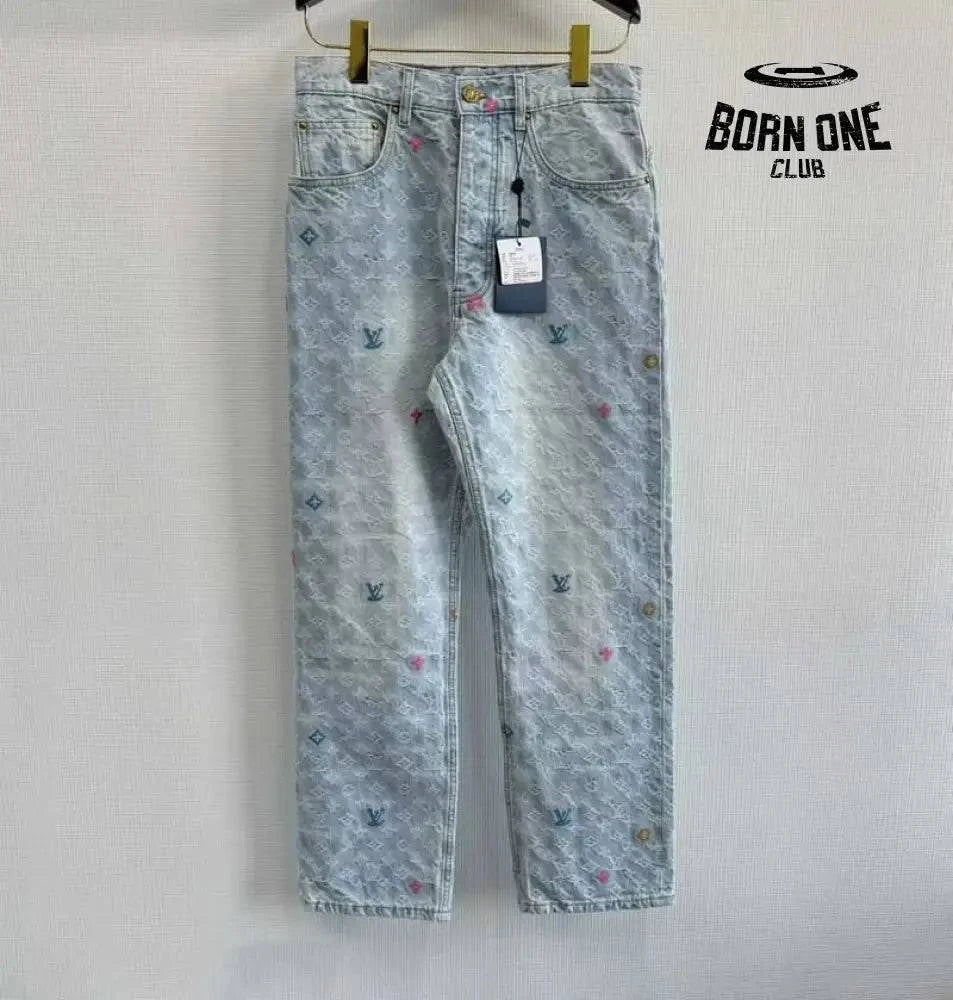 Calça Louis Vuitton by Tyler the Creator Monogram Denim