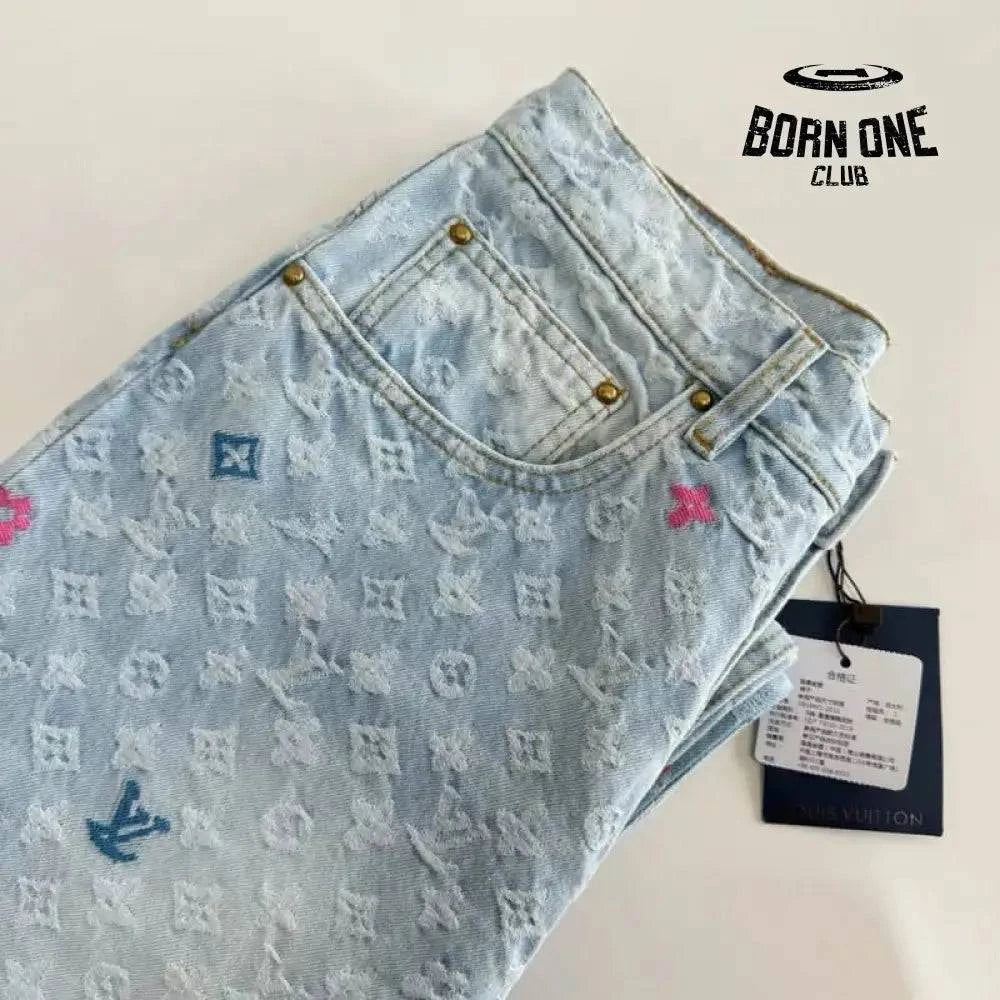 Calça Louis Vuitton by Tyler the Creator Monogram Denim