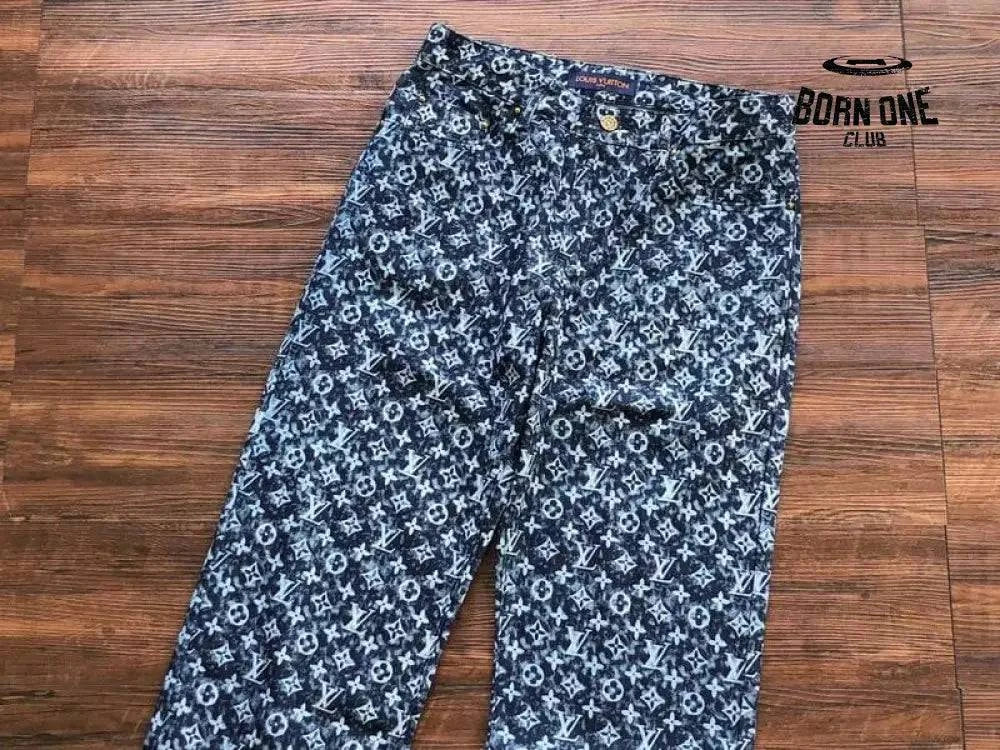 Calça Louis Vuitton Monogram Denim