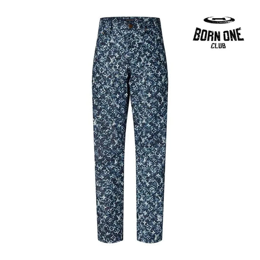 Calça Louis Vuitton Monogram Denim