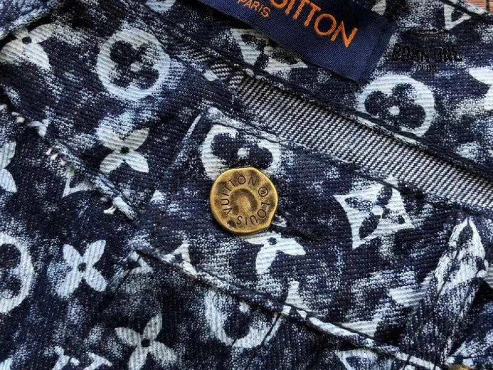 Calça Louis Vuitton Monogram Denim