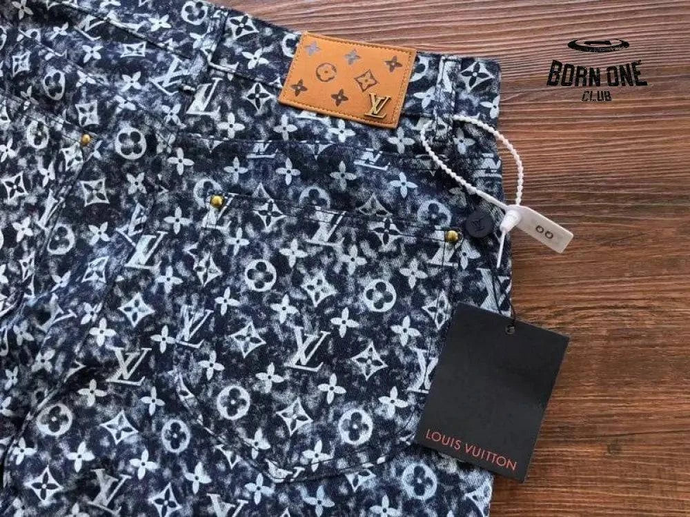 Calça Louis Vuitton Monogram Denim