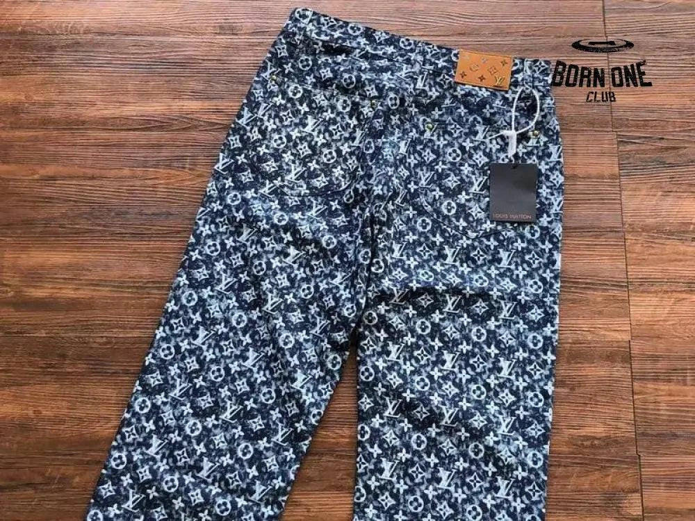 Calça Louis Vuitton Monogram Denim